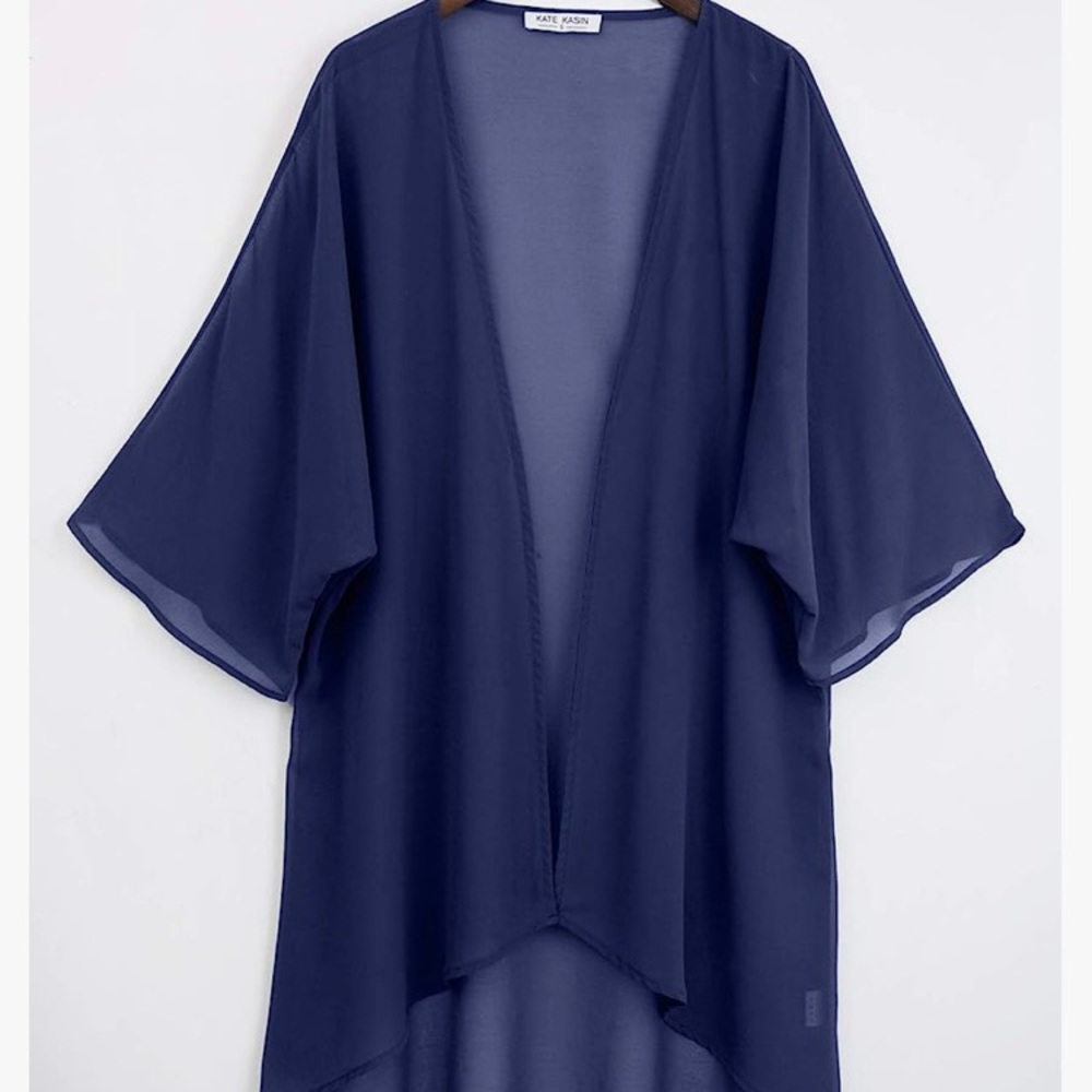 Kate Kasin Women’s Chiffon Loose Kimono Cardigan Swimsuit coverup